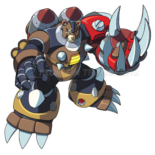 Rockman Iron-on Stickers (Heat Transfers)NO.5263